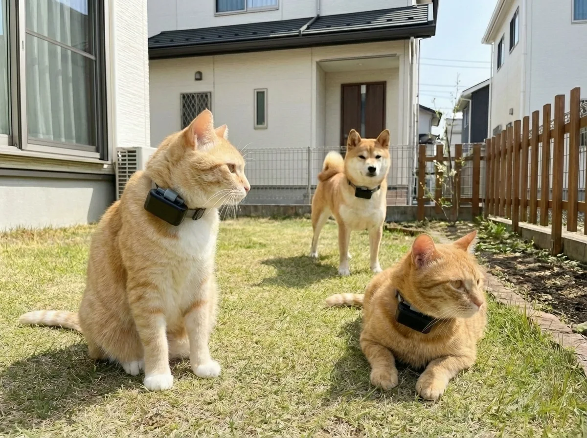 犬と猫の着用イメージ